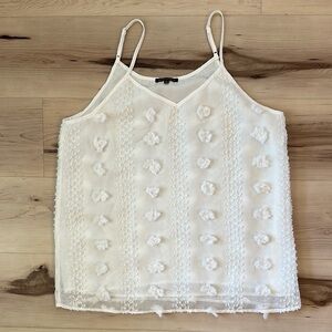 Staccato White Camisole Top
